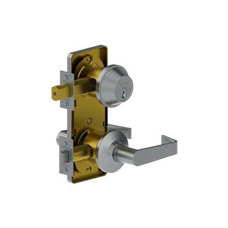 Hager Companies 3710 Grade 2 Interconnected Lock - Interconnected Single Locking Entry 2-3/4" Us3 Arc Scc Kd Tee 371002N300000ACDT